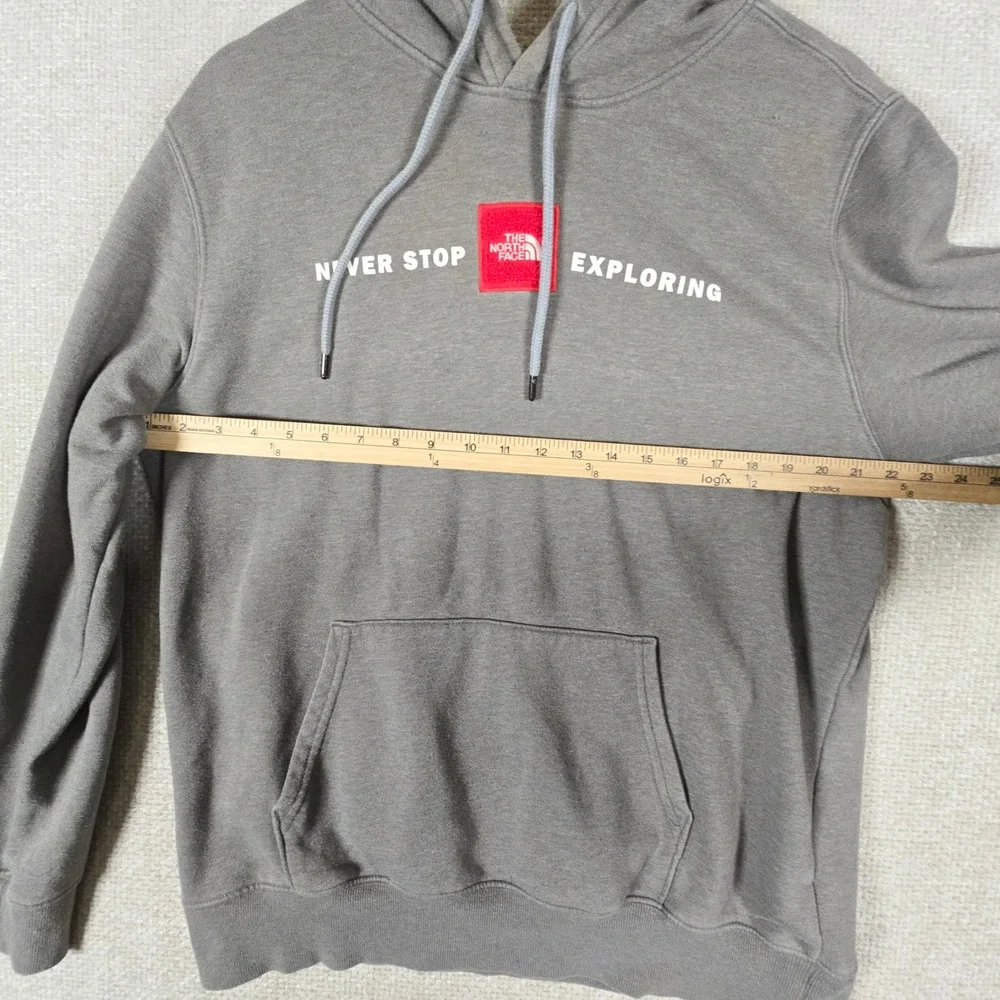The North Face Mens Never Stop Exploring Logo‎ Hoodie Grey Large NF0A4M4F